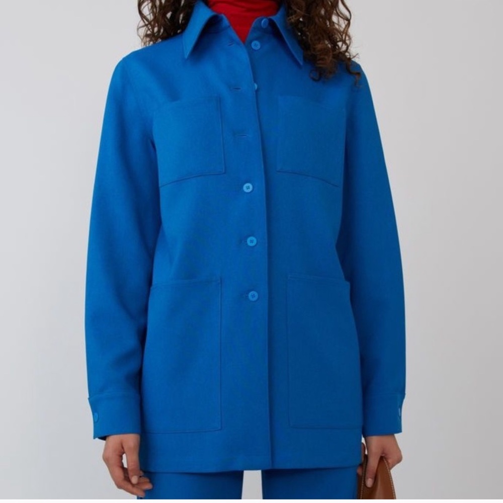 Acne Studios Blue Overshirt Jacket size 34